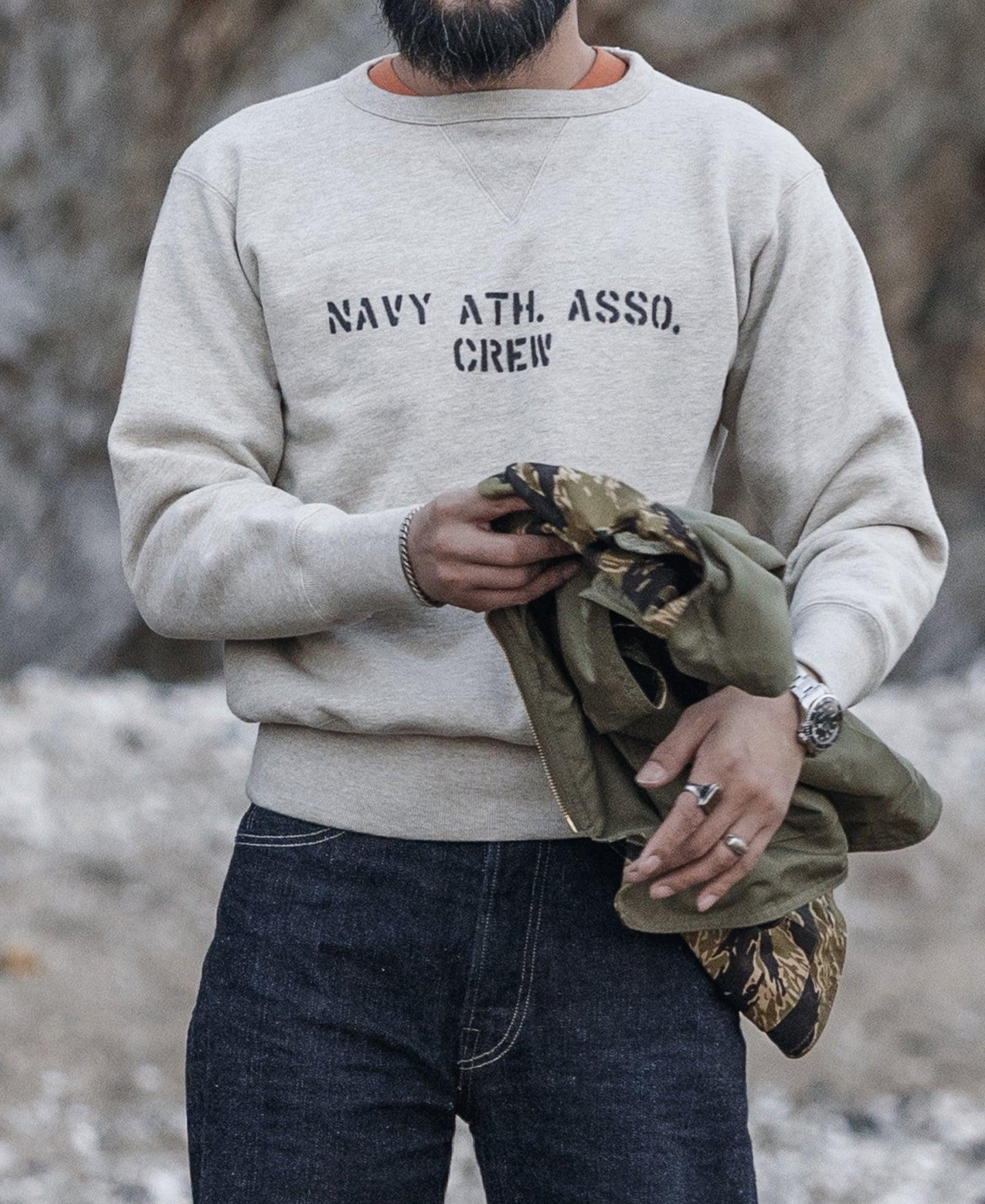 1940s Navy ATH. ASSO. Crew Sweatshirt Product Image