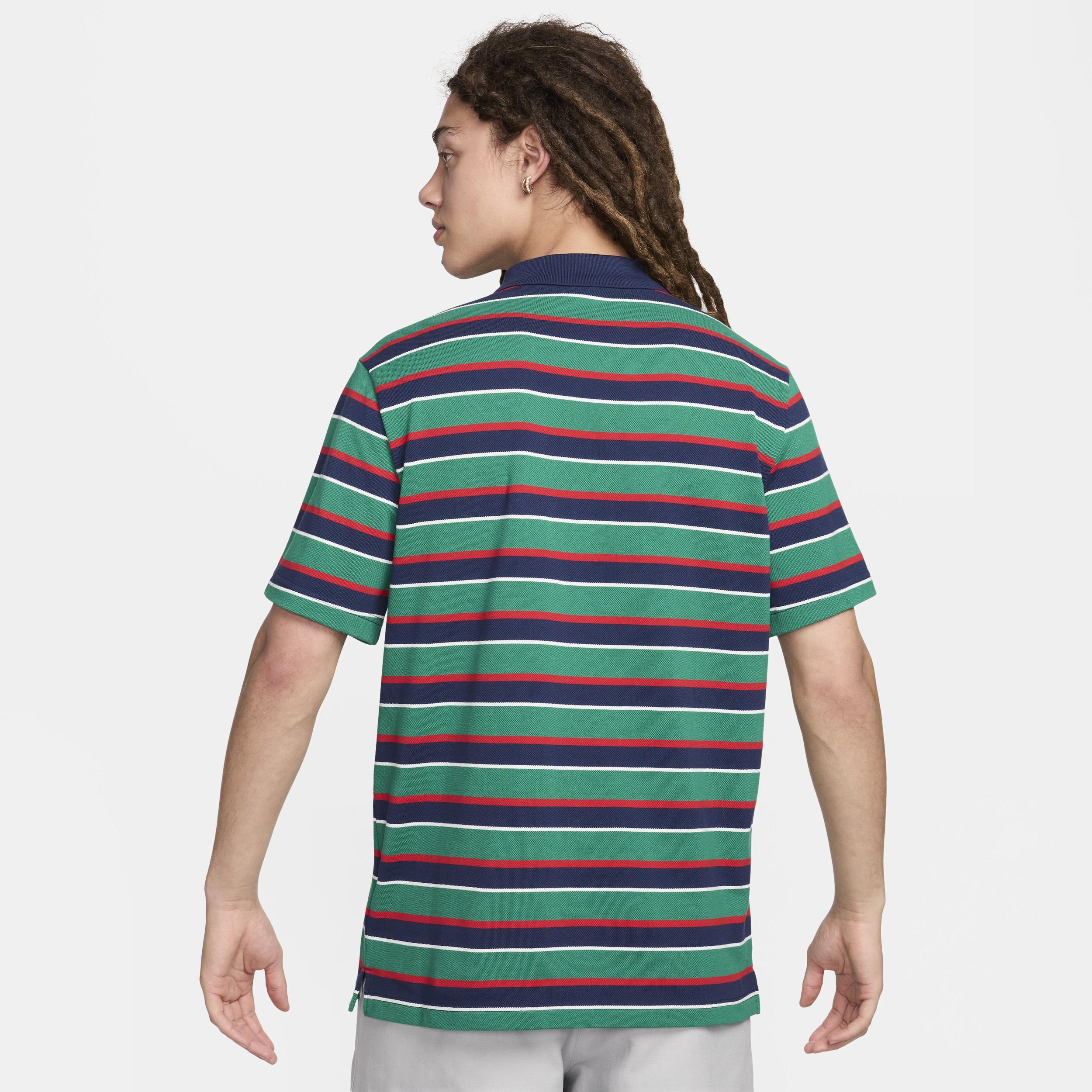 Mens Nike Club Striped Polo Shirt Product Image