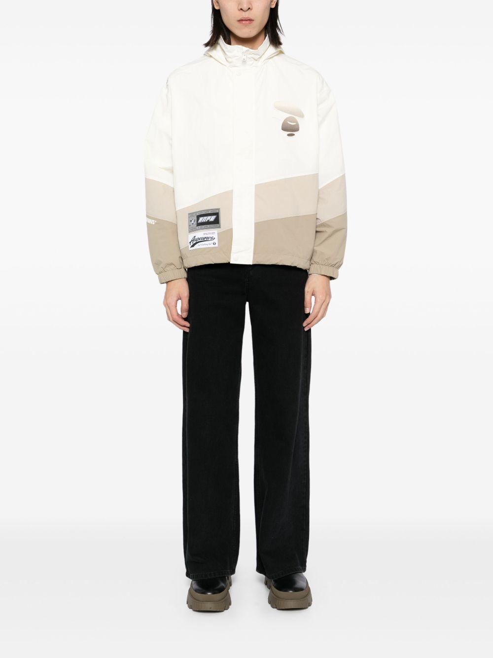 logo-patch long-sleeved jacket Product Image