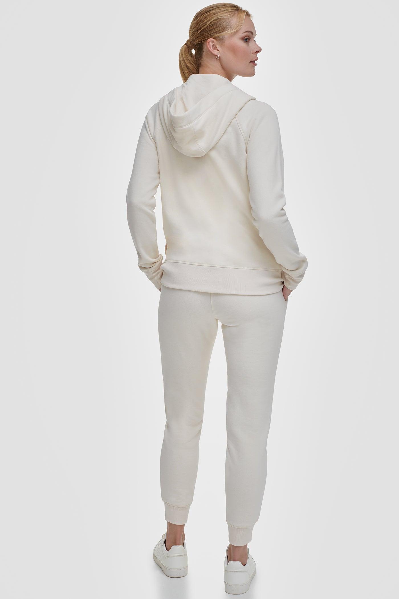 TWO TONE LOGO DRAWCORD HOODIE Product Image