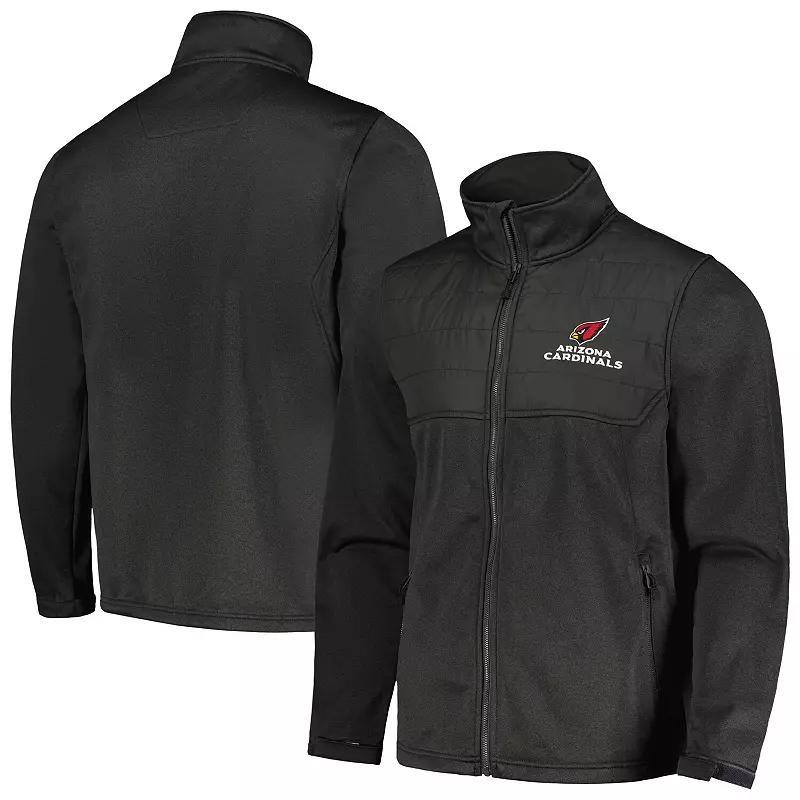 Men's Dunbrooke Heather Black Arizona Cardinals Explorer Tech Full-Zip Jacket, Size: XL, Charco Product Image