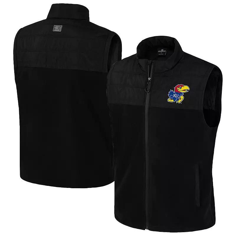 Men's Colosseum  Black Michigan State Spartans Block The Sun Full-Zip Vest, Size: Medium Product Image