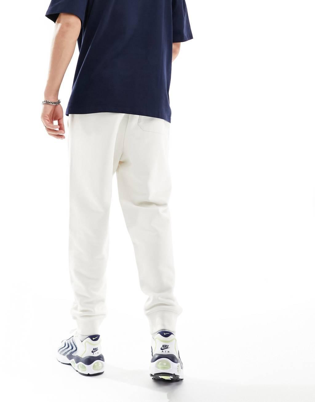 HUGO BLUE relaxed sweatpants in white Product Image