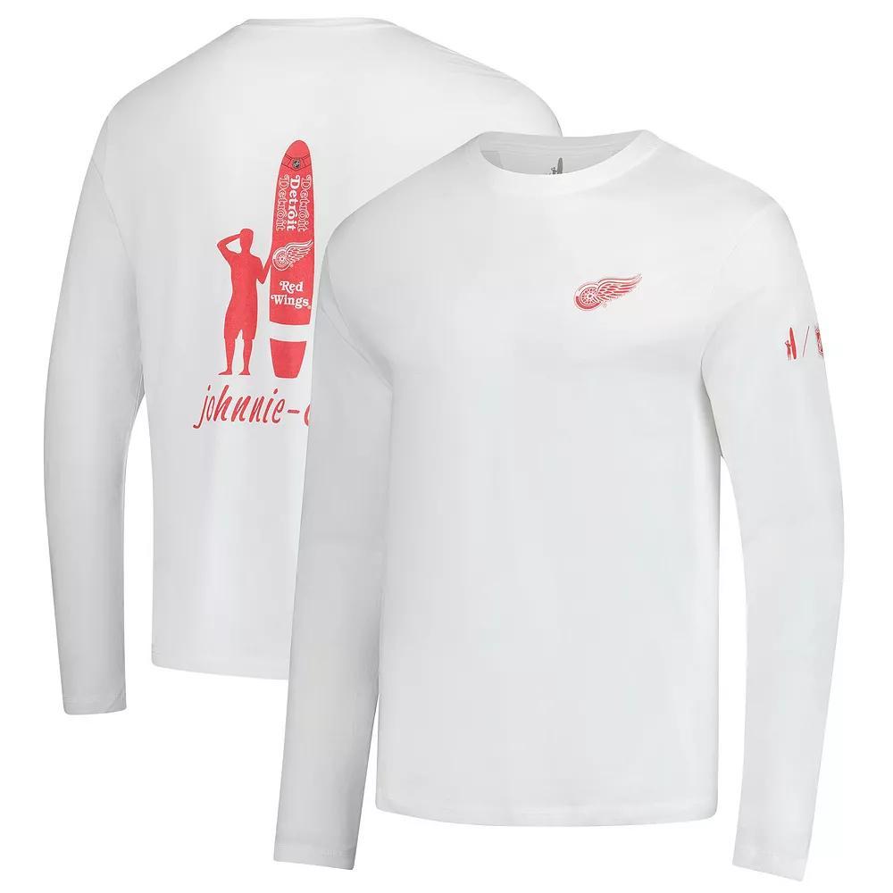 Mens johnnie-O Detroit Red Wings Adam Long Sleeve T-Shirt Product Image