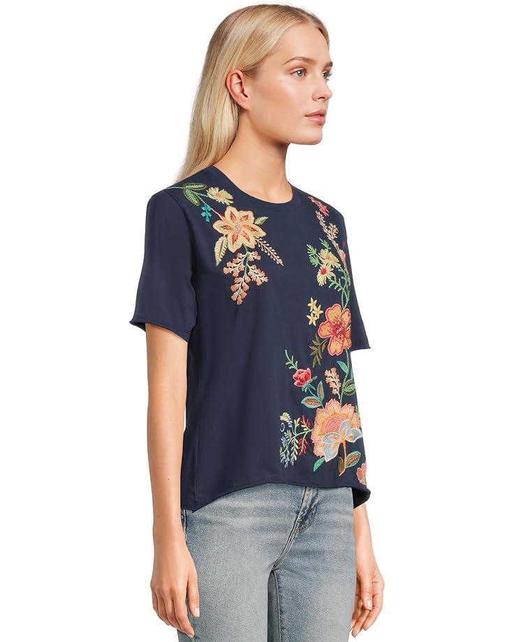 V-neck Short Sleeve Tee - Nicolette Product Image