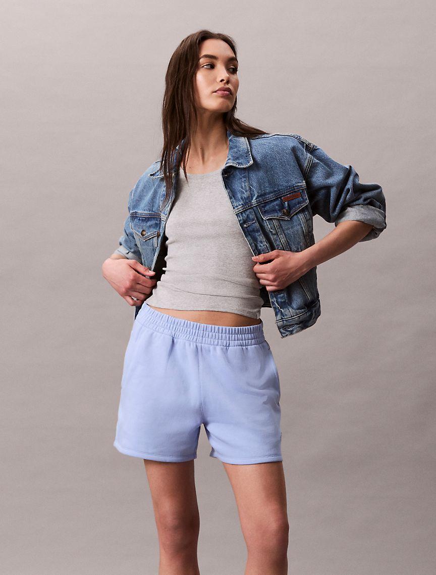 Monogram Logo Fleece Shorts Product Image