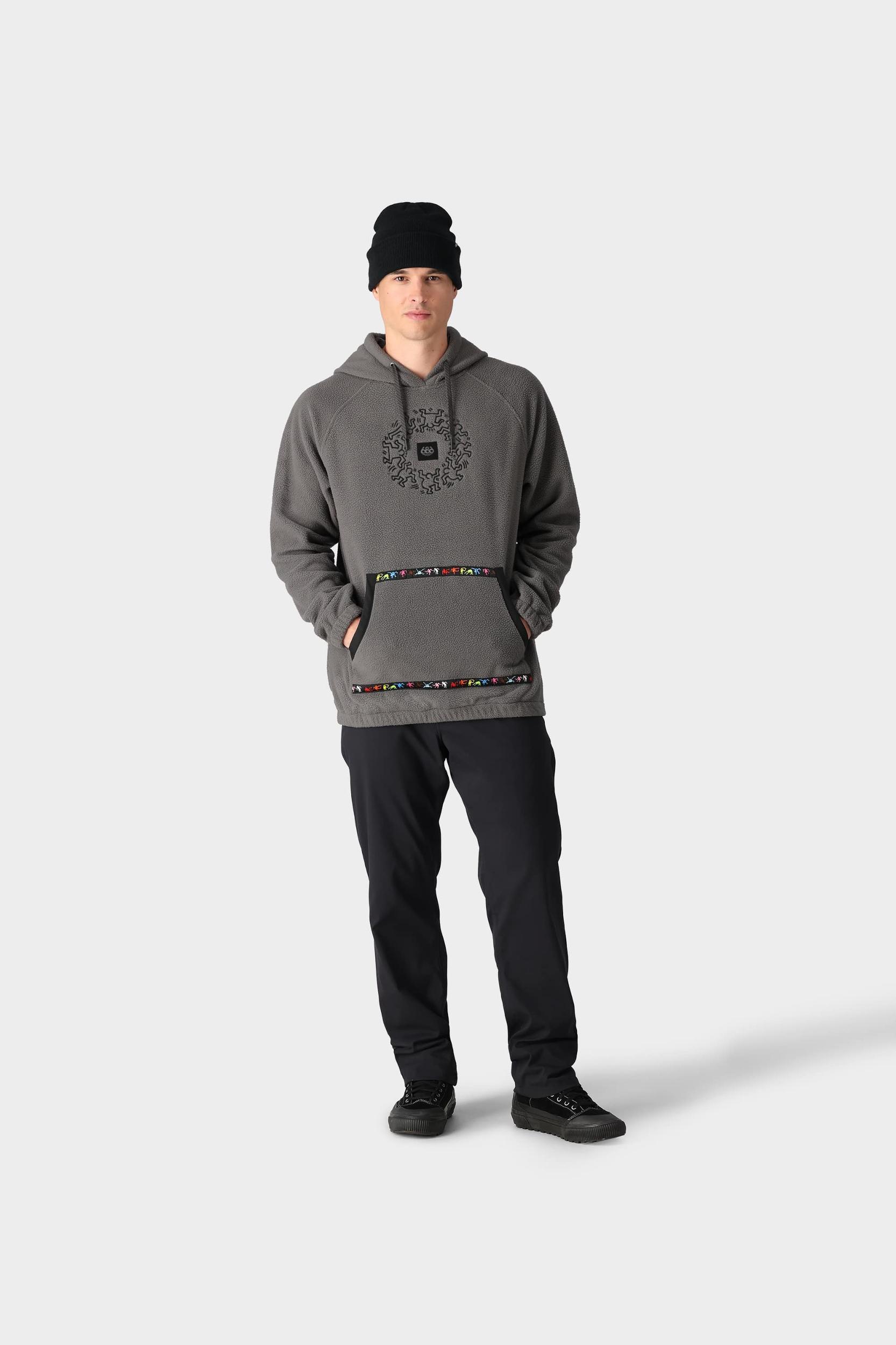 686 Men's Buttermilk Sherpa Fleece Pullover Hoody Male Product Image