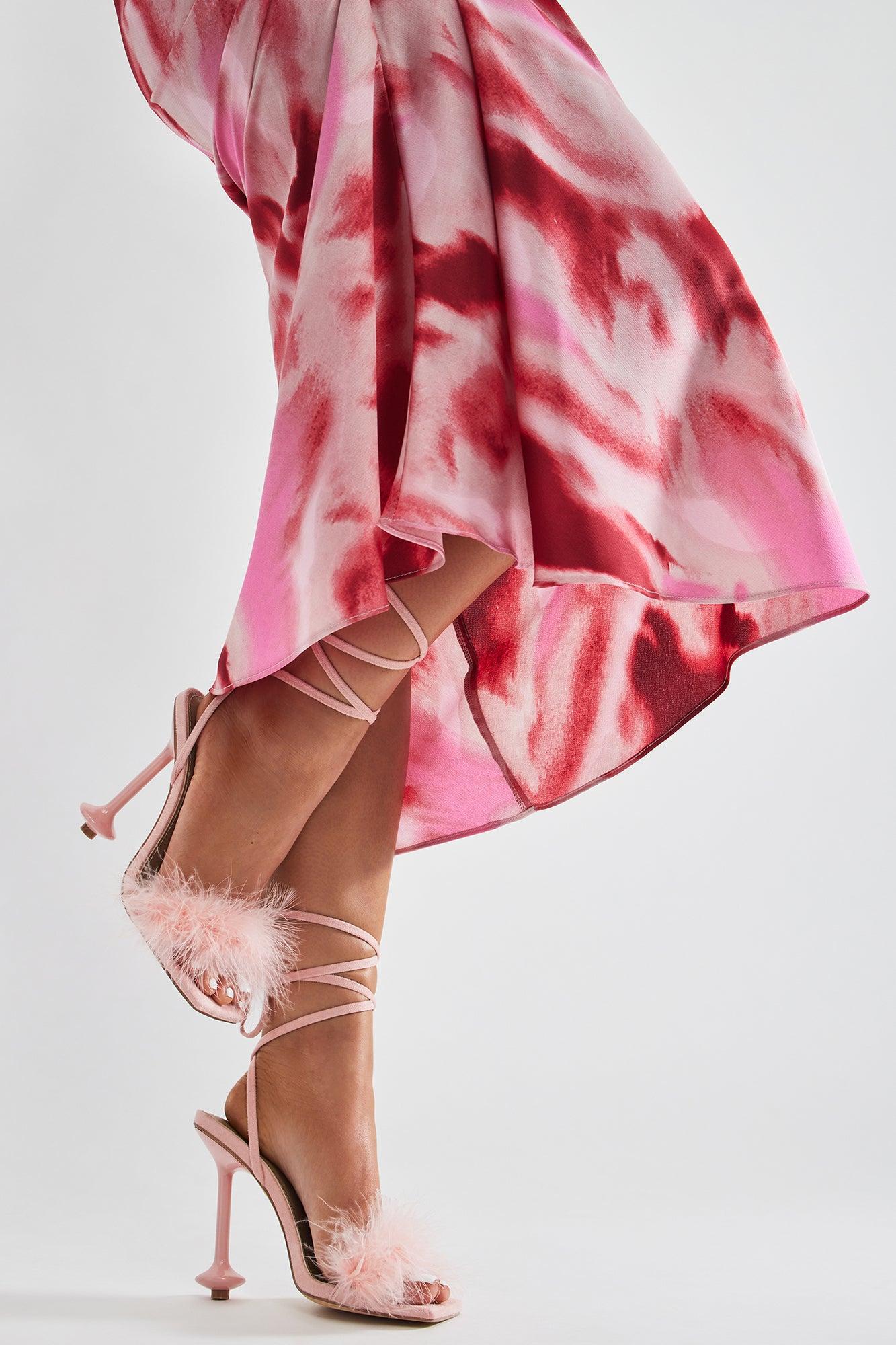Ready To Celebrate Heeled Sandals - Pink Product Image