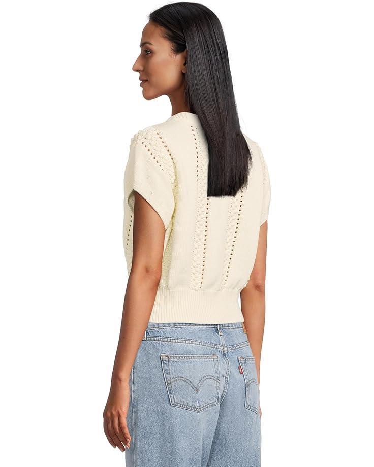 Short Sleeve Crewneck Sweater Product Image