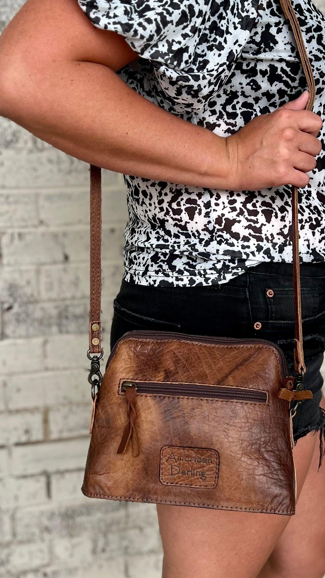 Longhorn Country Tooled Leather Bag Product Image