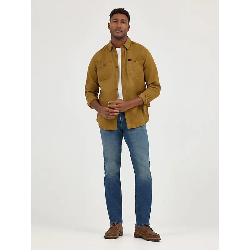 Men's Lee MVP Heritage Slim Straight Jeans, Size: 29X34, Timber Product Image