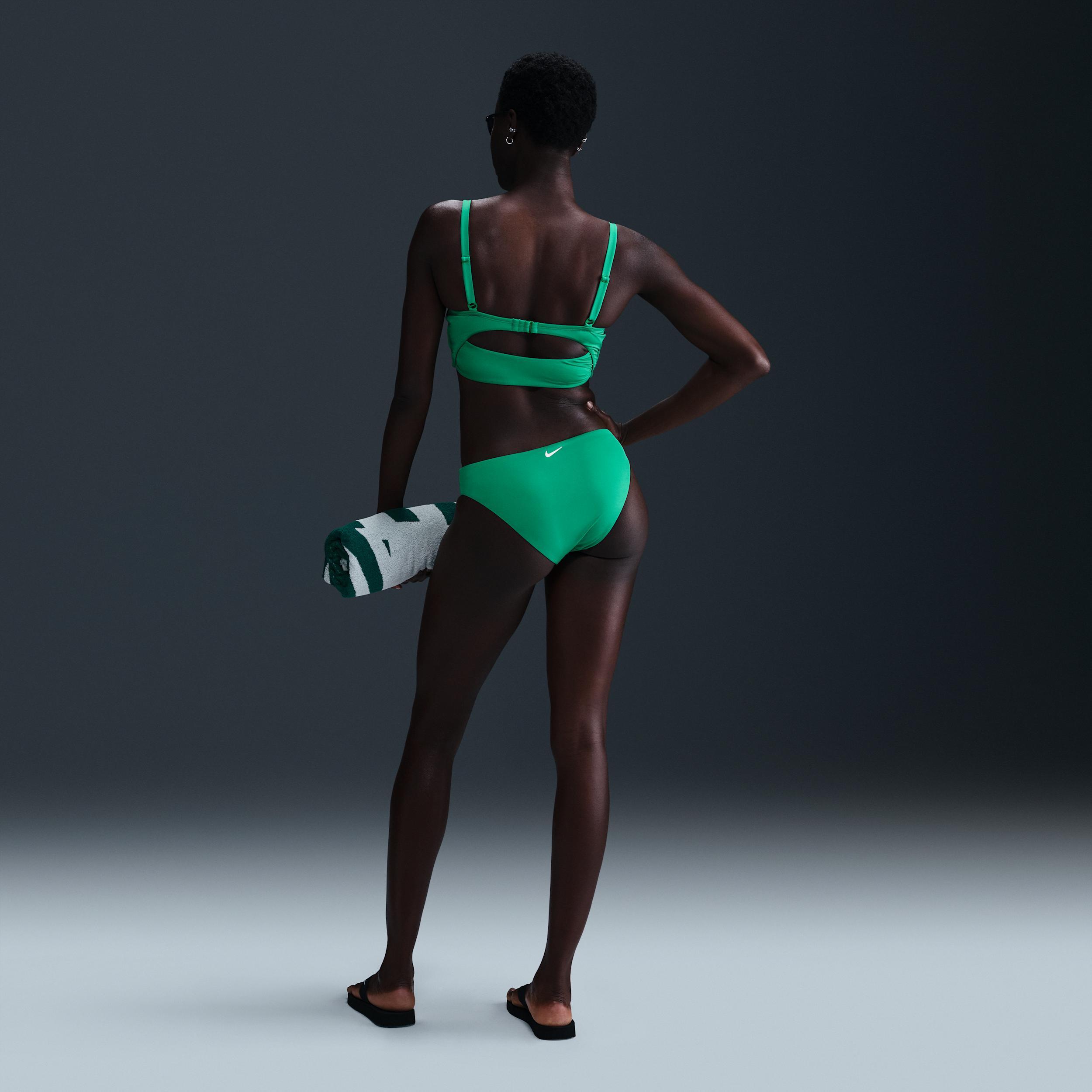 Nike Women's Swim Essential V-Neck Midkini Product Image
