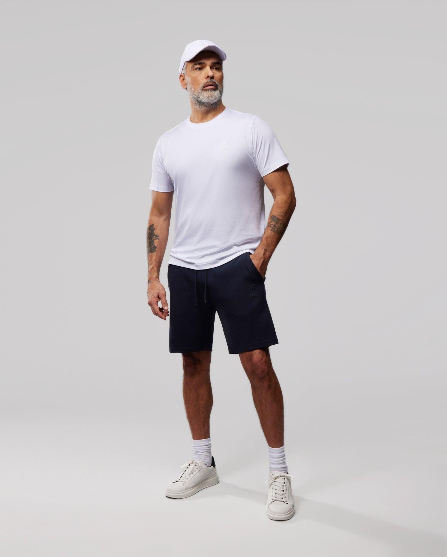 MENS OUTLINE SWEATSHORTS - B6R507ARCN Male Product Image
