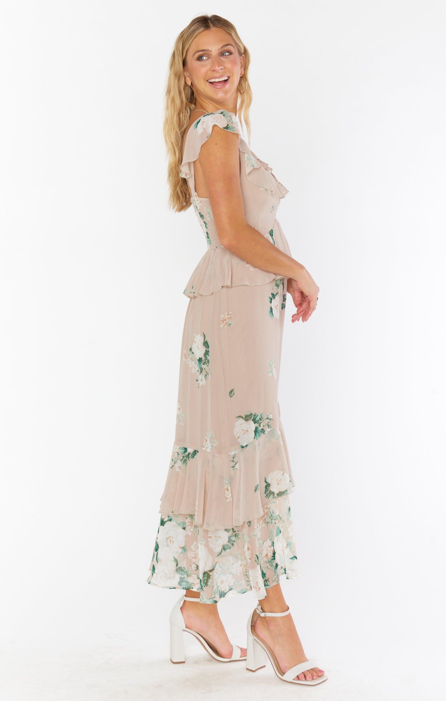 Reese Ruffle Dress ~ Bouquet Toss Product Image