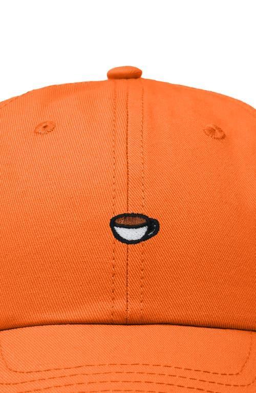 Dalix Womens Lil Coffee Dad Hat in Orange at Nordstrom Product Image