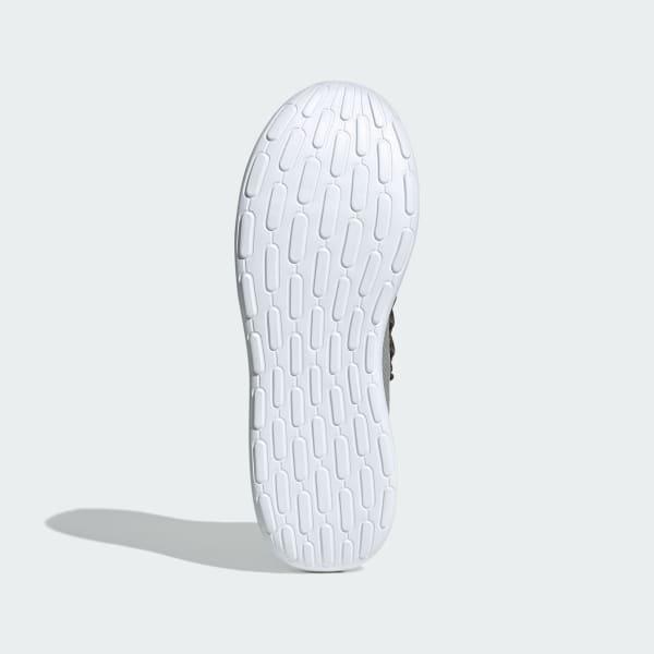 adidas Lite Racer Adapt 7.0 Men's Running Shoes, White Black Product Image