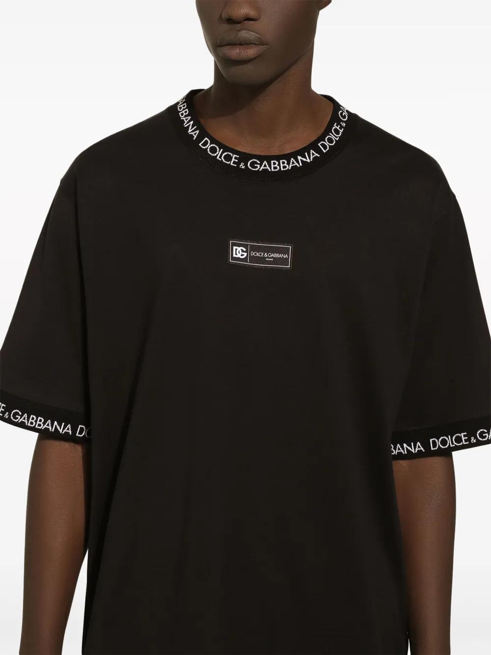 logo-print cotton T-shirt Product Image