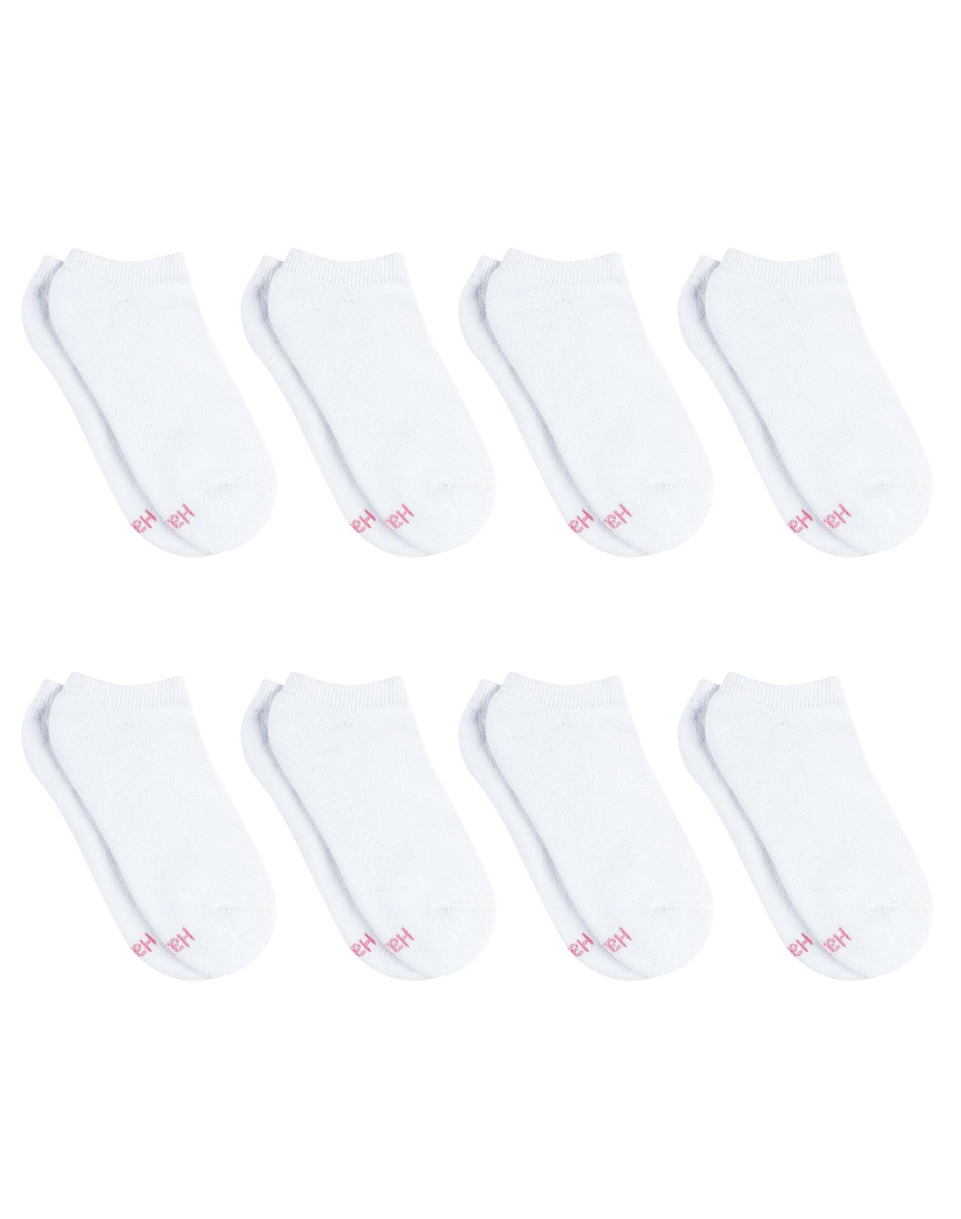 Womens Hanes Ultimate Cool Comfort 8-Pack Cushioned No-Show Socks HWUCN8 Product Image