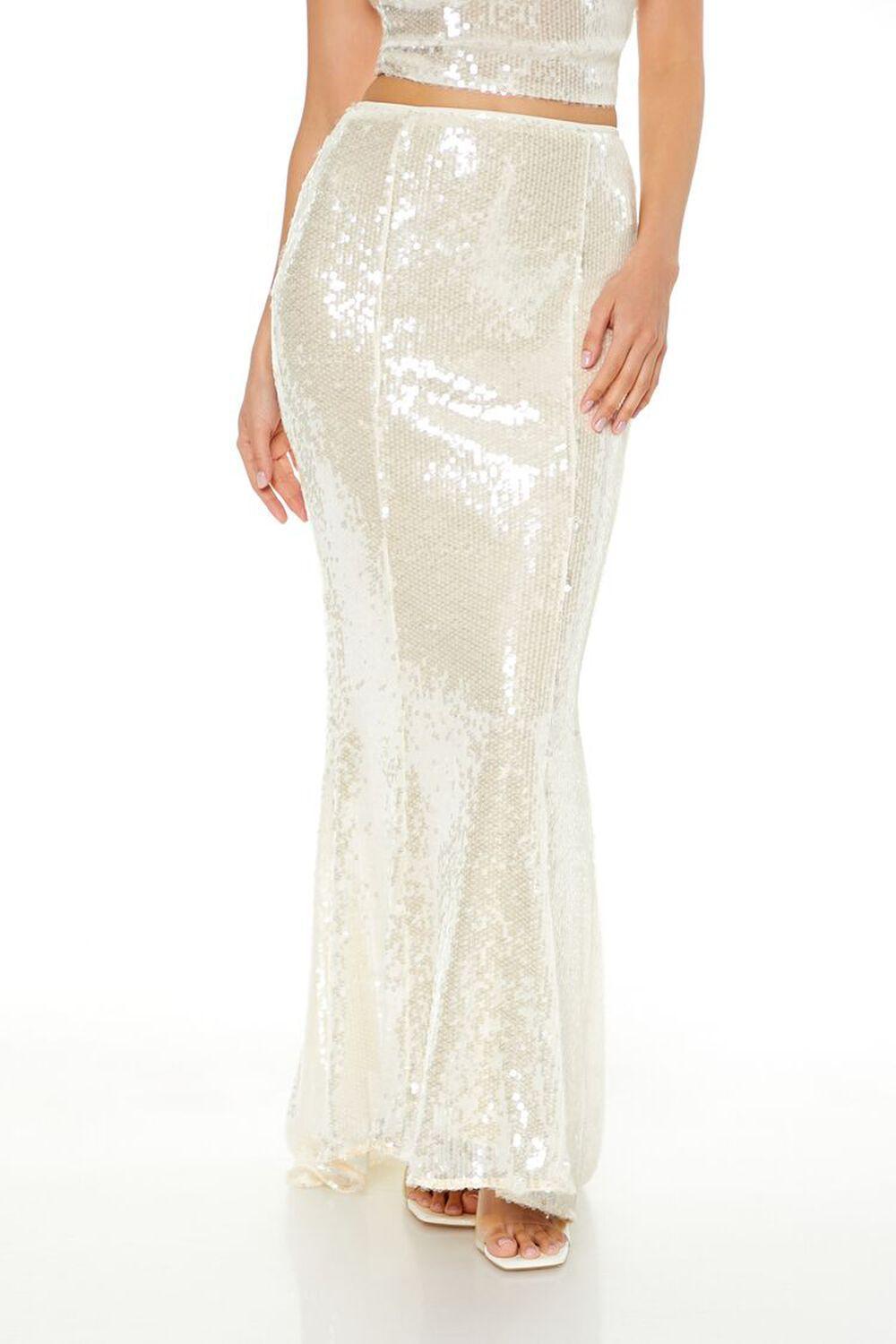 Sequin Mermaid Maxi Skirt | Forever 21 Product Image