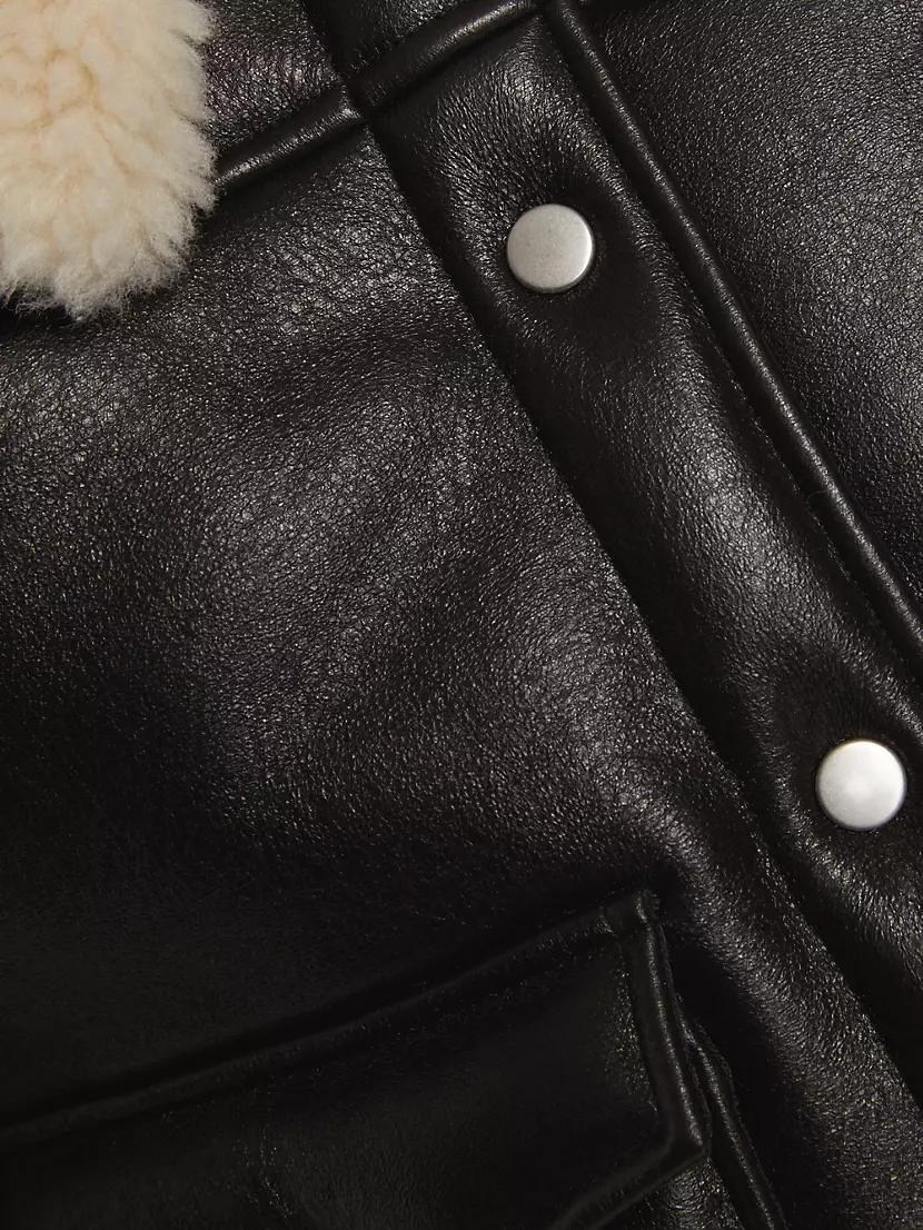Imani Faux-Leather Jacket Product Image