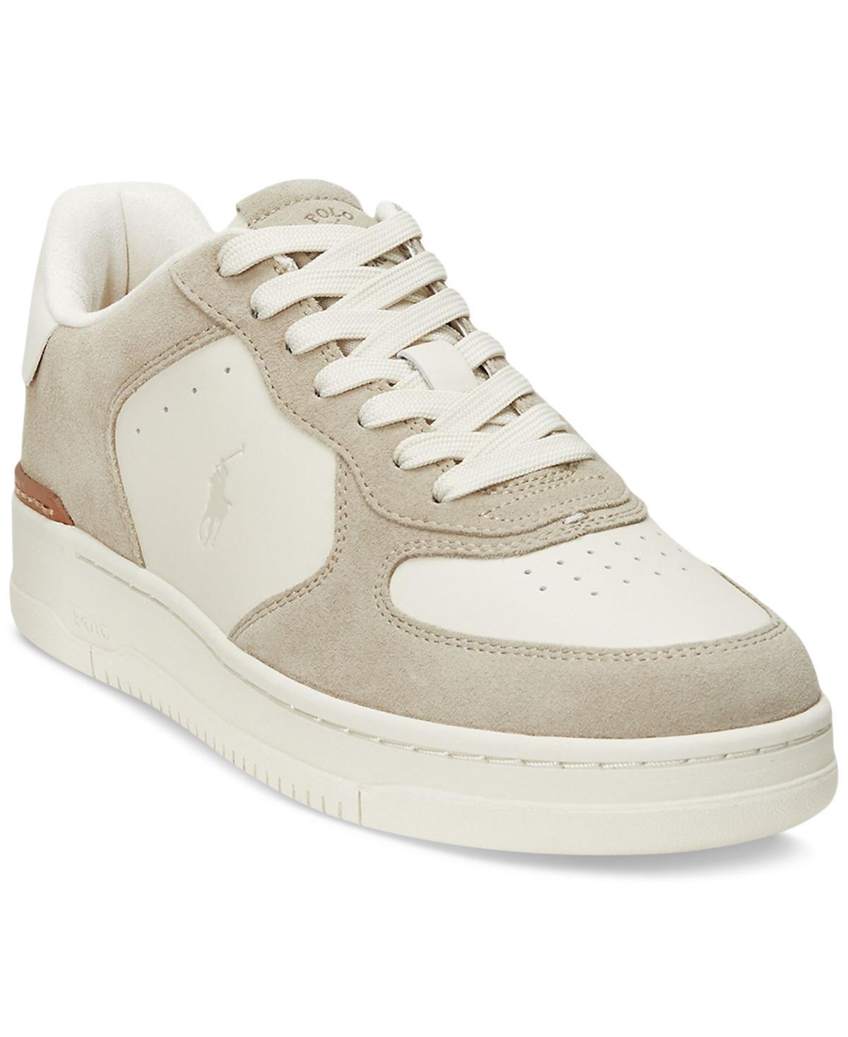 Polo Ralph Lauren Mens Masters Court Suede Sneakers Product Image