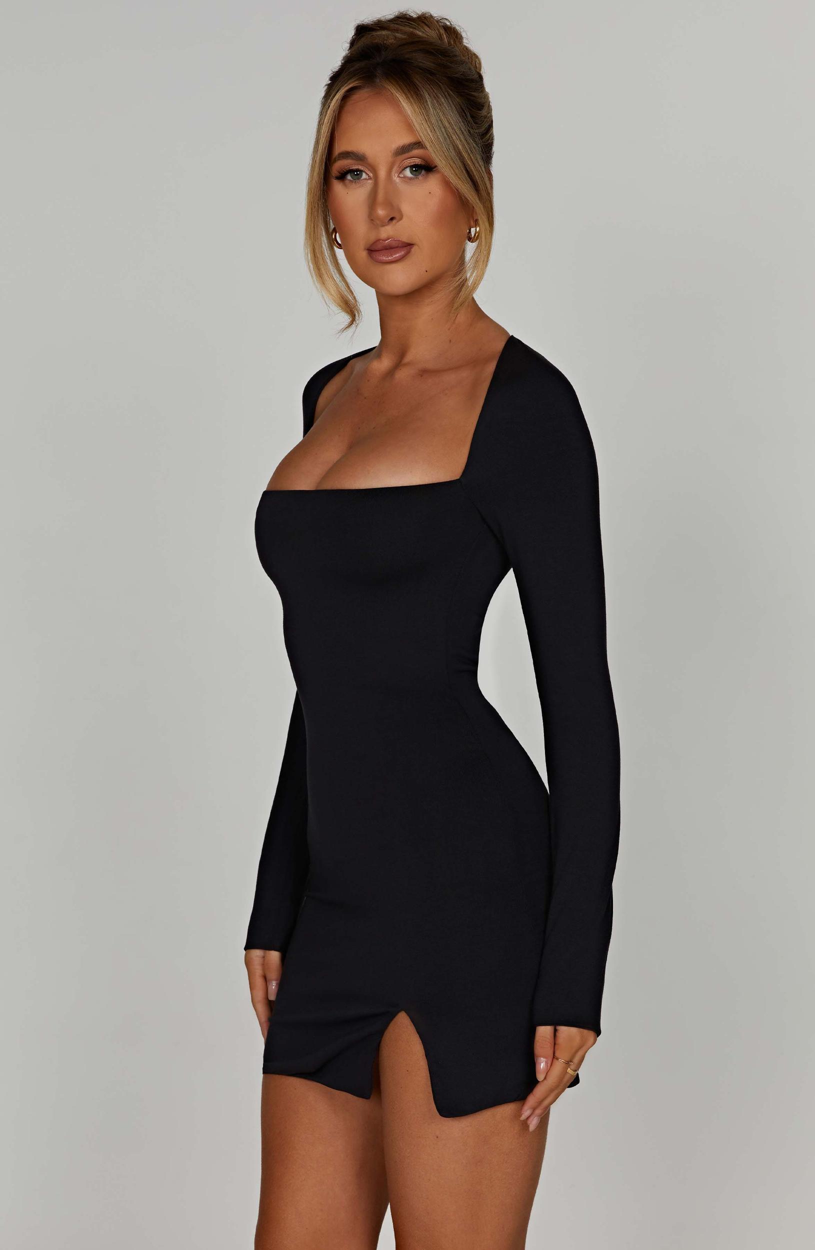 Brylee Mini Dress - Black Product Image