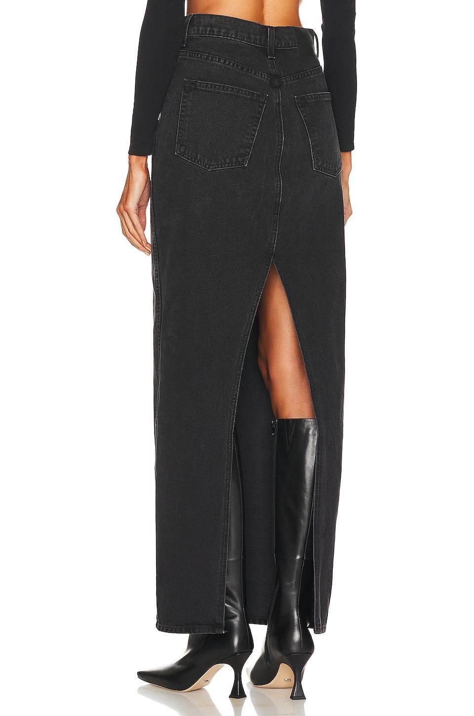 Amara Maxi Pencil Skirt with Back Slit GRLFRND Product Image