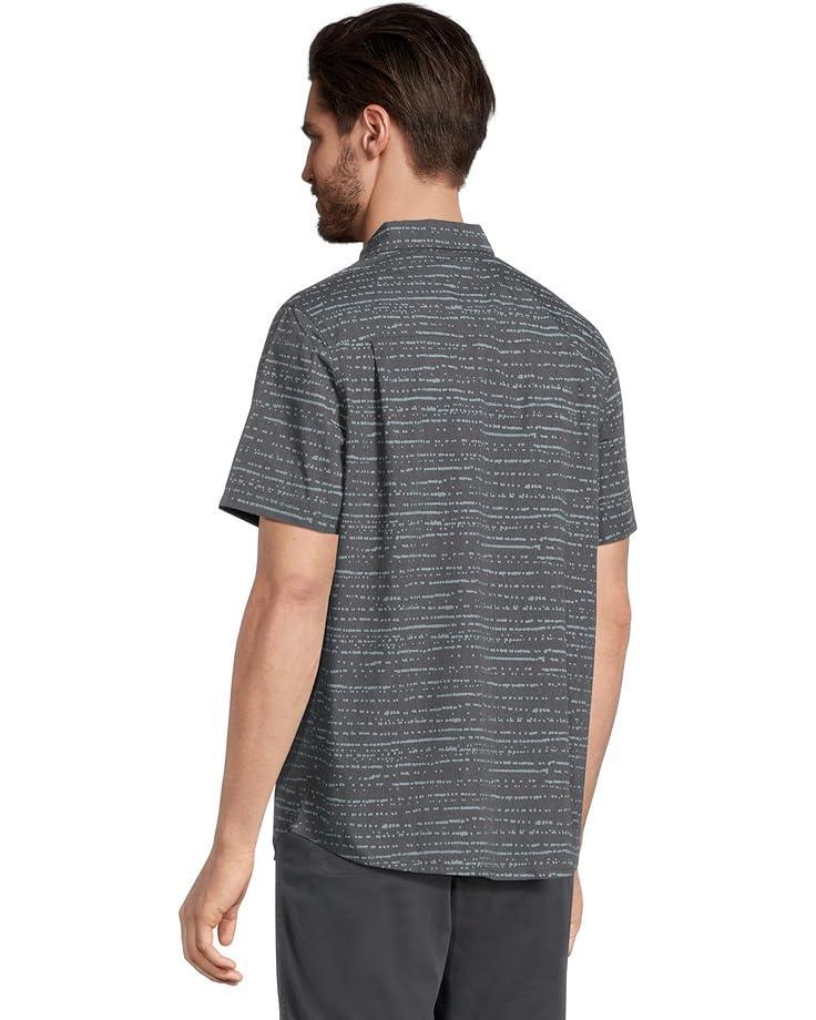 Lakewashed Performance Button Front Shirt Short Sleeve Traditional Fit Print Product Image