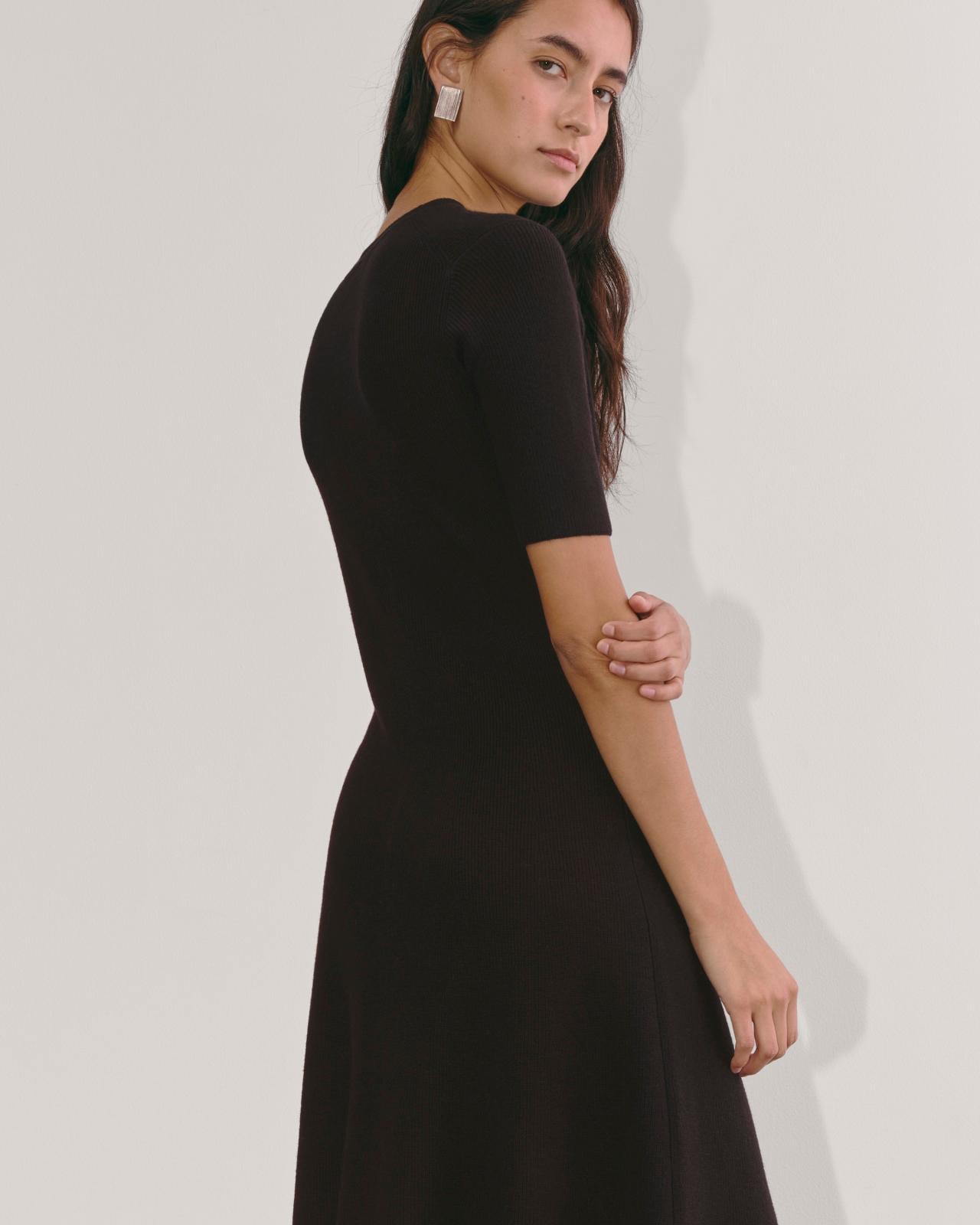 The Ribbed Sweater Dress Product Image