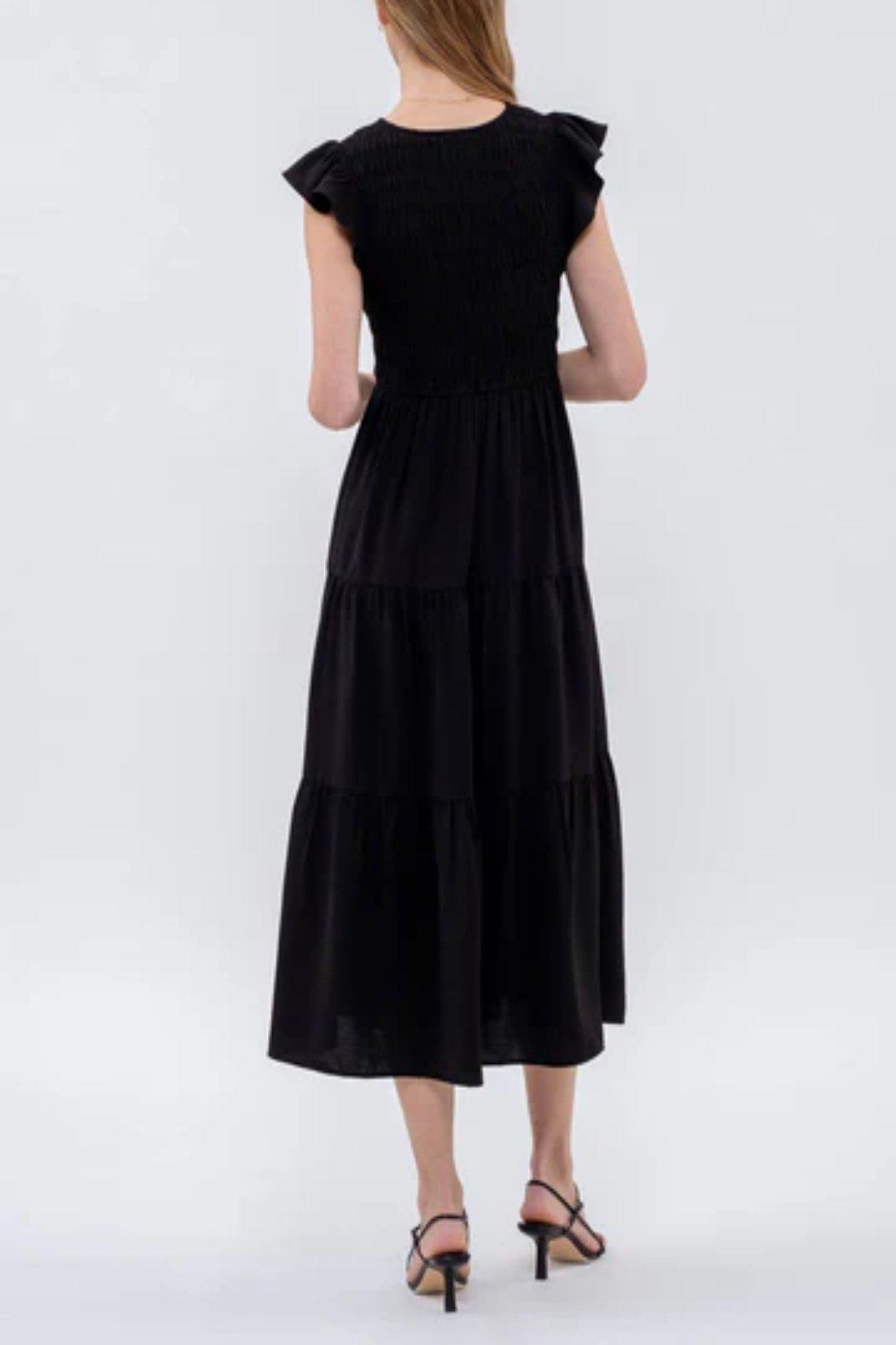 Flutter Sleeve Midi Dress Product Image