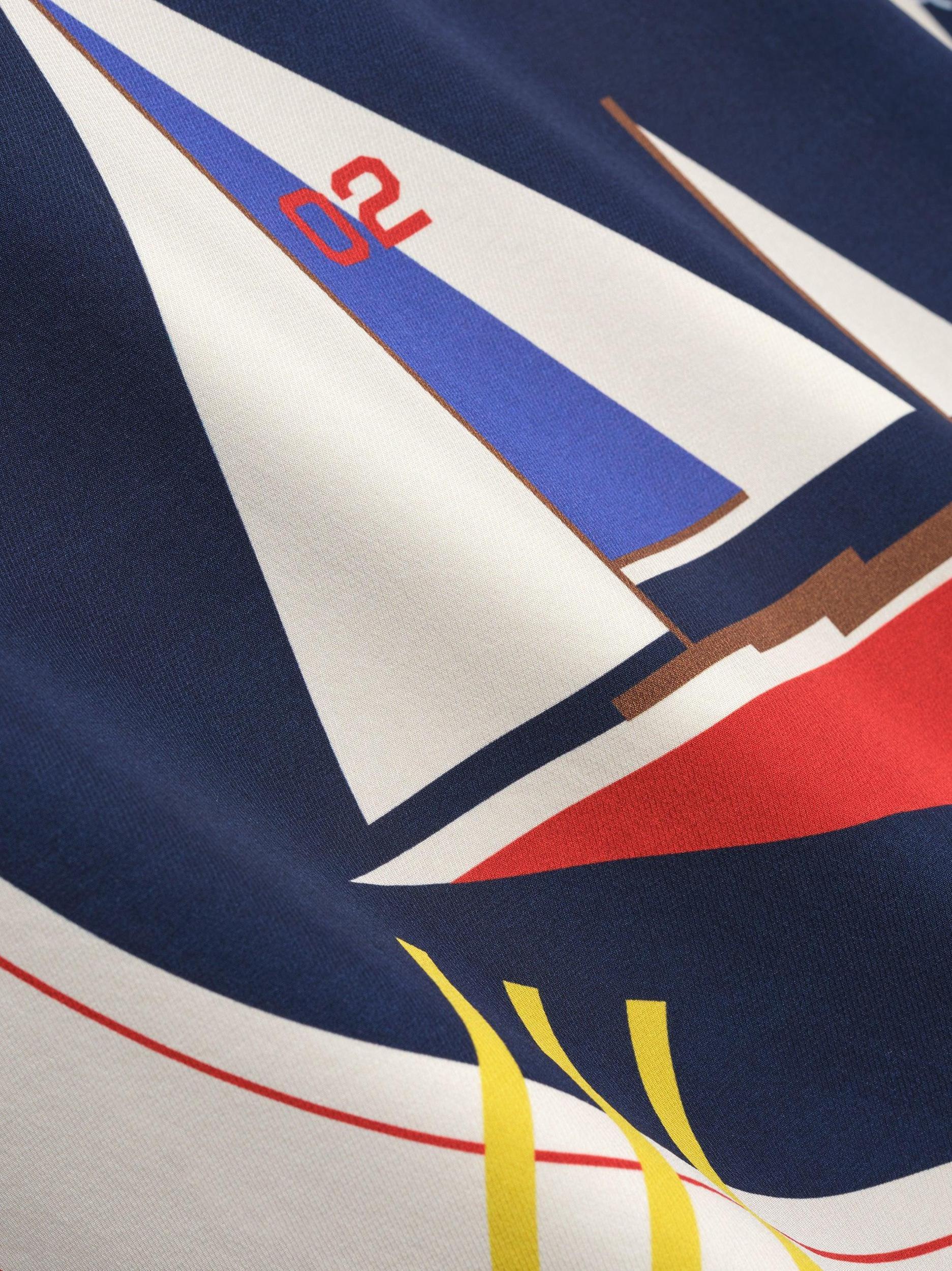 RHUDE FLAG SAIL LS SILK SHIRT Male Product Image