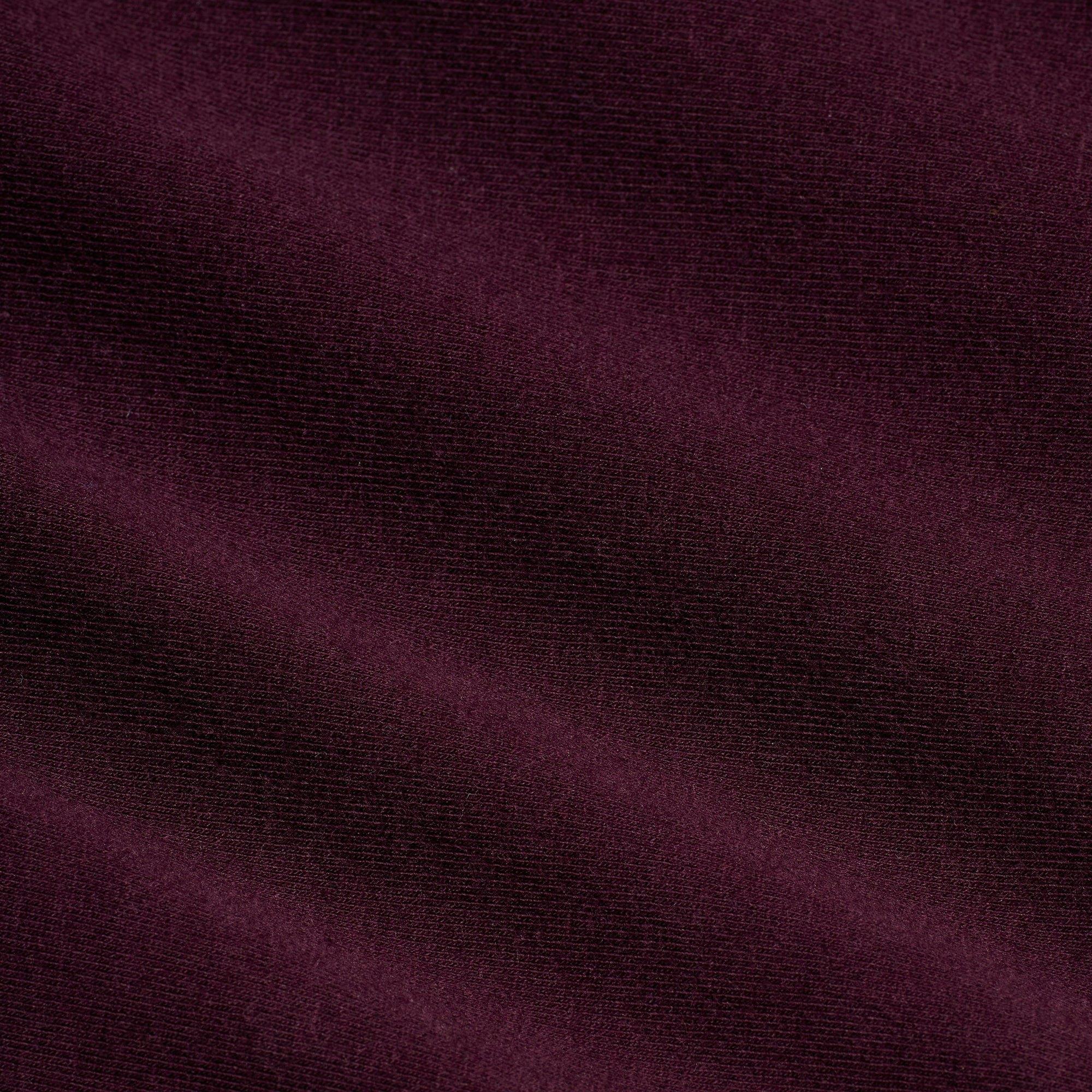 COTTON JERSEY FOLDOVER PANT | CURRANT Product Image
