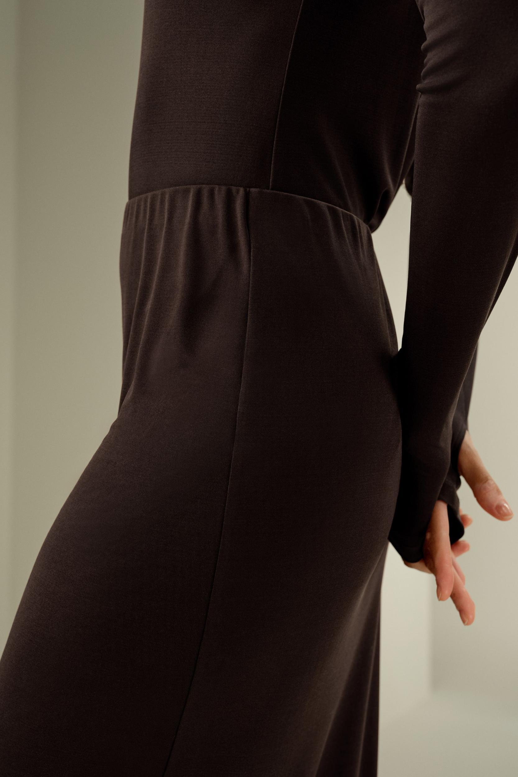 Elegant Silk Midi Skirt Product Image