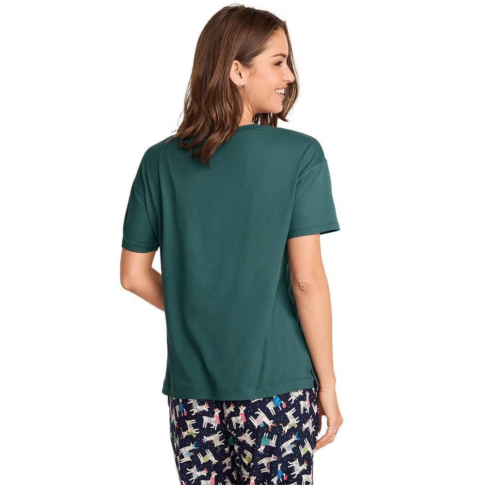 Jockey Women's Soft Essentials Short Sleeve Tee 1X Cactus Pine Product Image