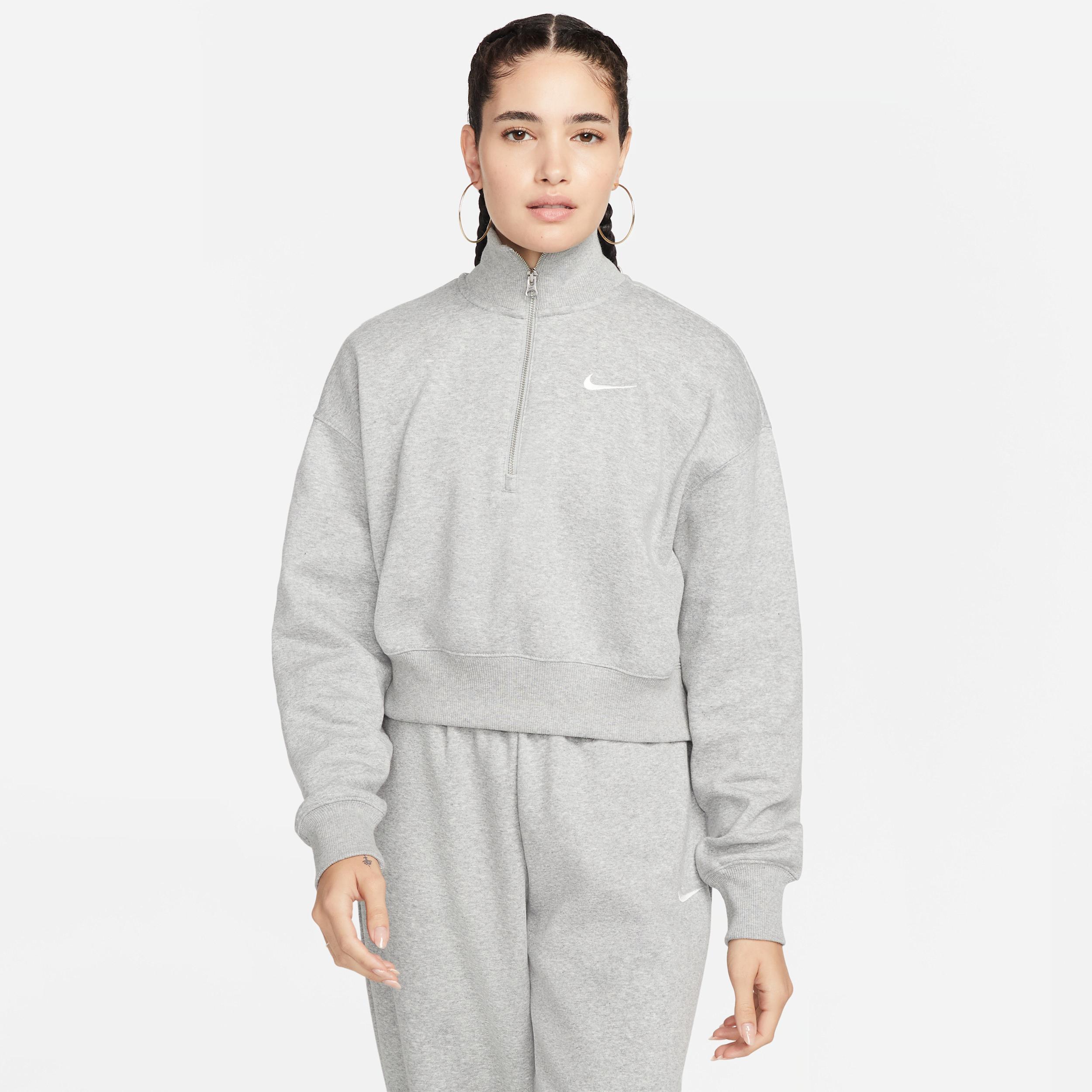 Women's Nike Sportswear Phoenix Fleece 1/4-Zip Cropped Sweatshirt Product Image
