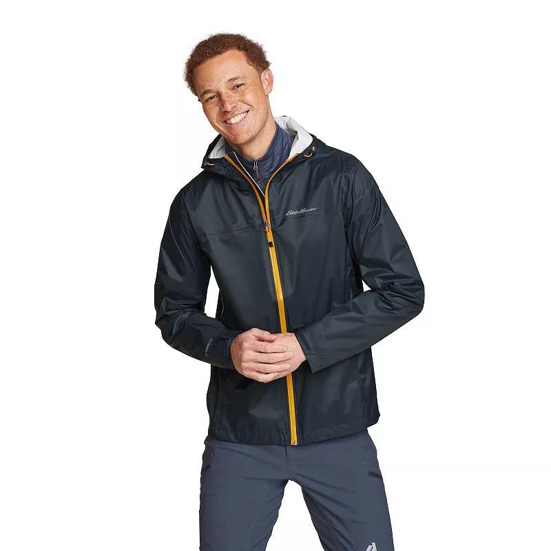 Men's Eddie Bauer Cloud Cap Rain Jacket, Size: XXL, Black Product Image