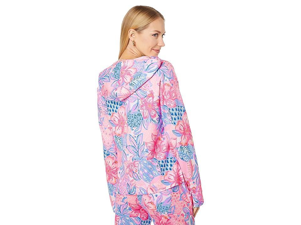 Lilly Pulitzer Kiawah Hoodie (Pink Isle Snappy Turtle) Women's Clothing Product Image