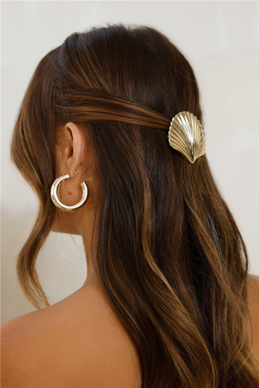 Ocean Dreams Barrette Gold Product Image