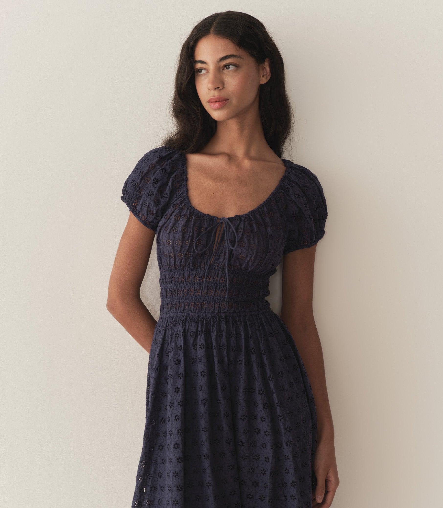 QUINN DRESS -- ADRIATIC EYELET Product Image