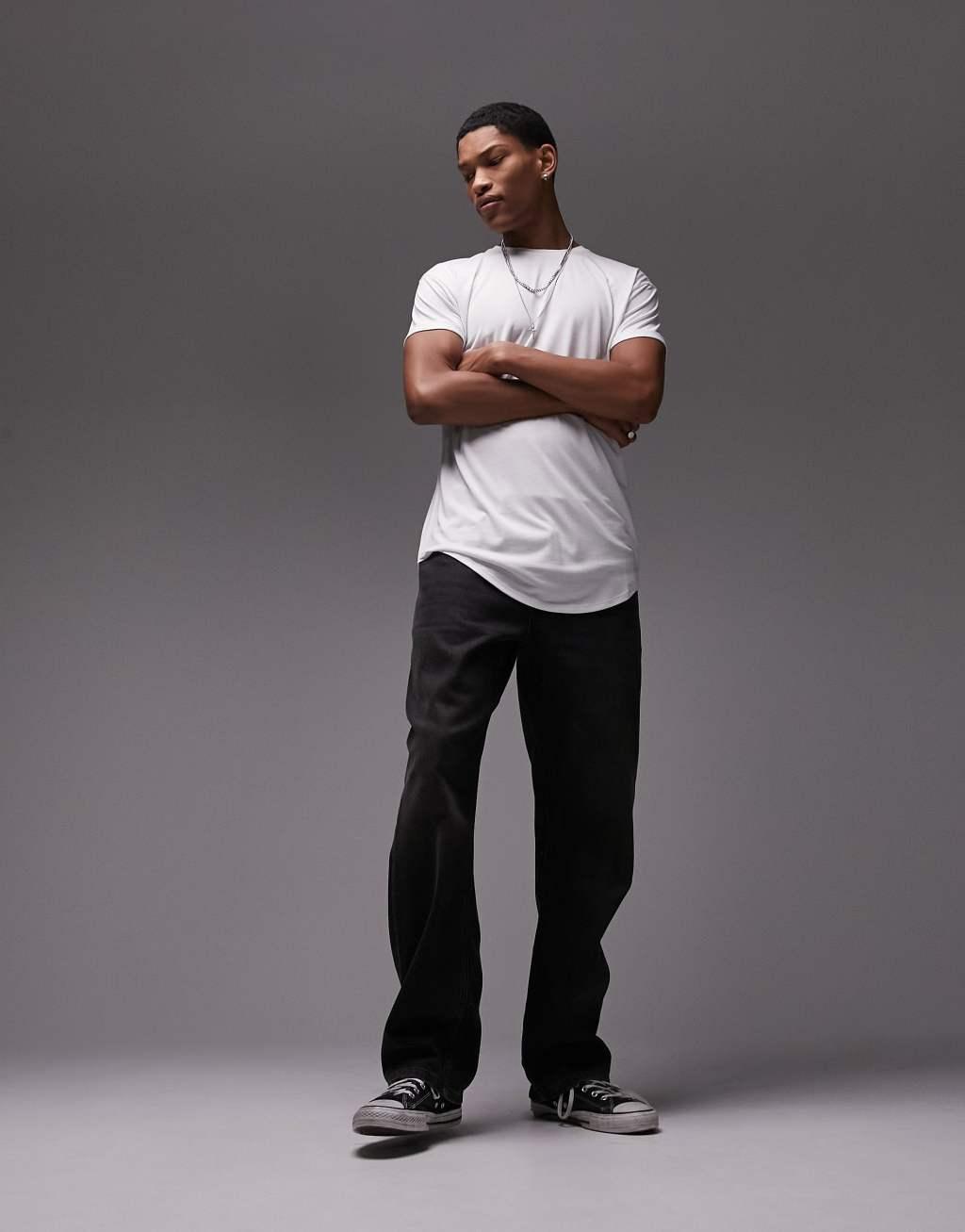 Topman longline T-shirts Product Image