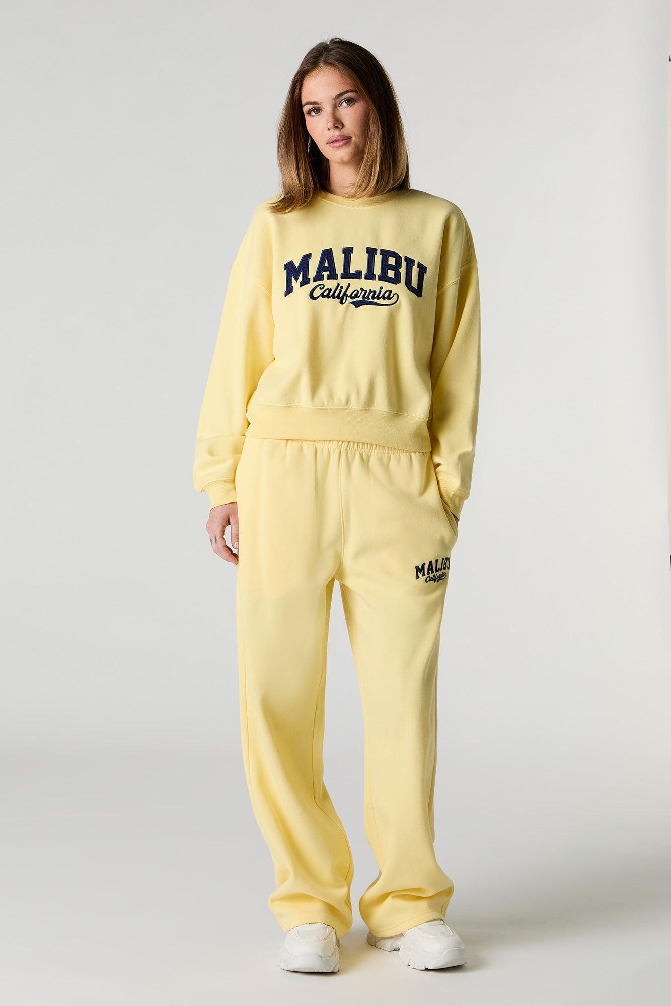 Fleece Varsity Crewneck Sweatshirt Female Product Image