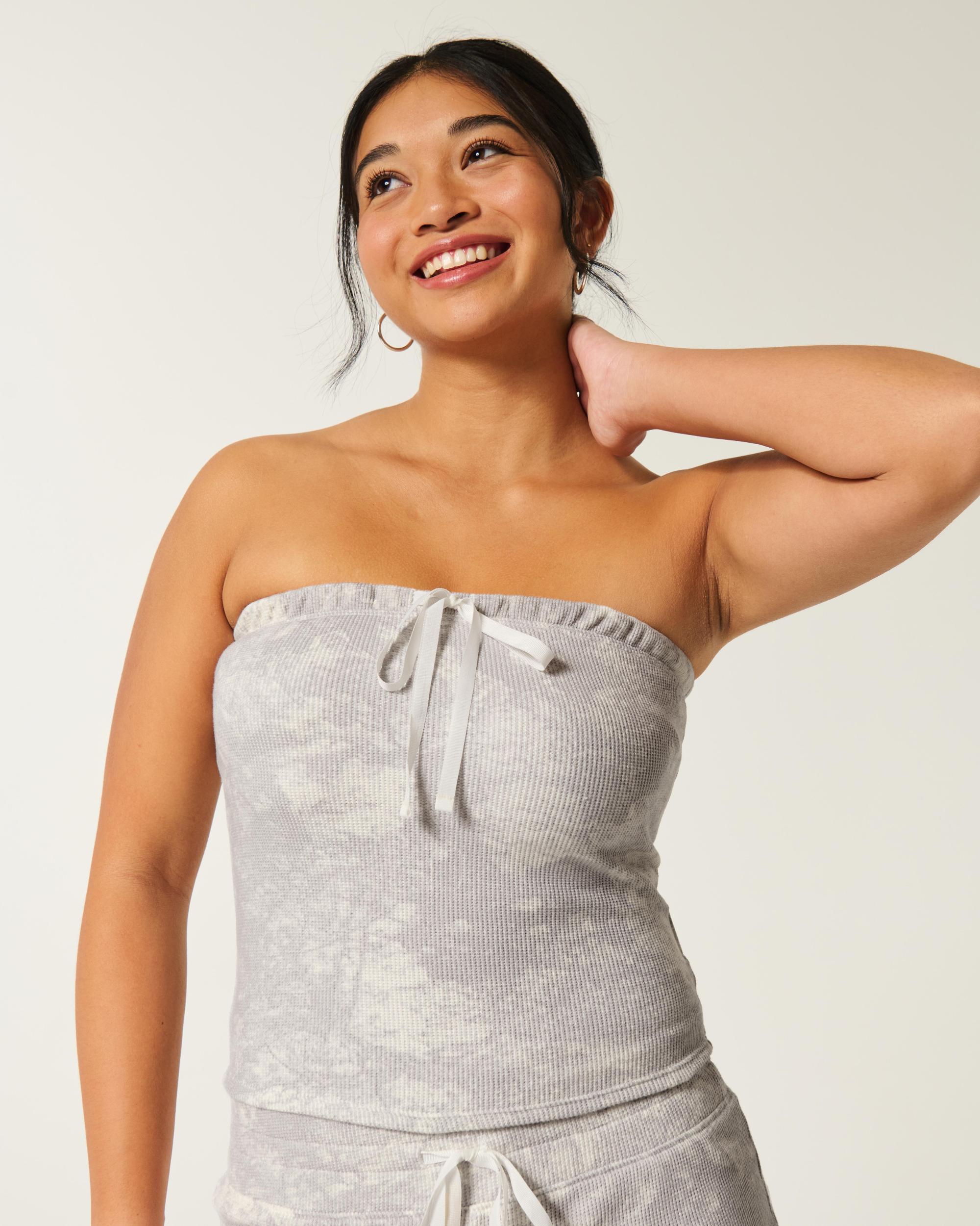 Gilly Hicks Cozy Waffle Bandeau Top Product Image