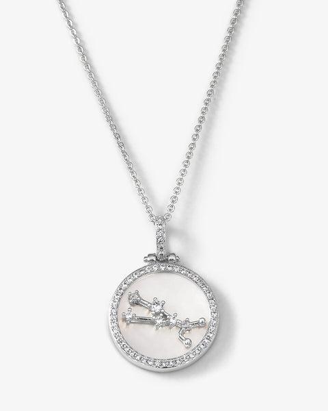 Zodiac Constellation Necklace - Silver Product Image