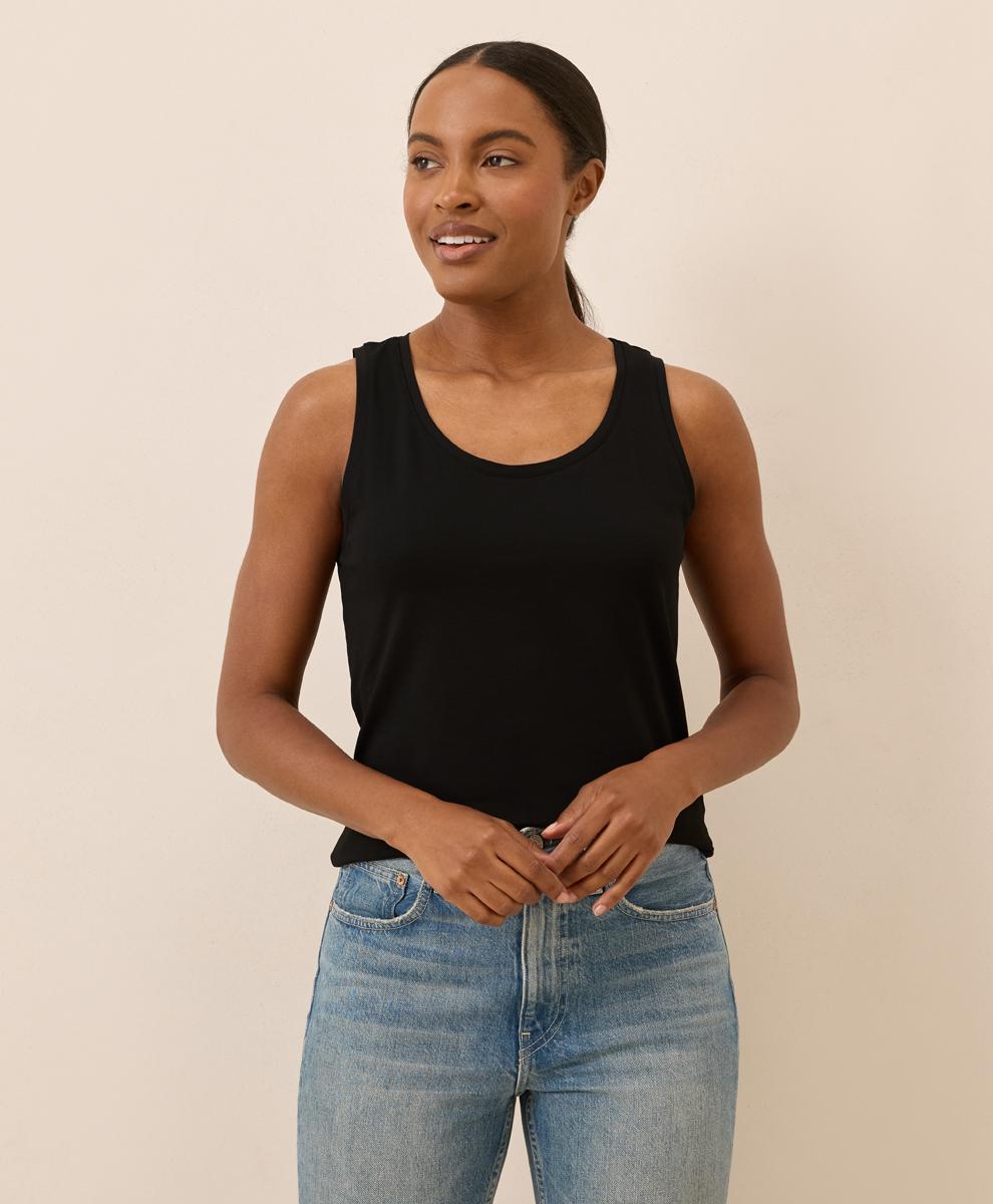 Womens Luxe Stretch Jersey Tank 3XL Product Image