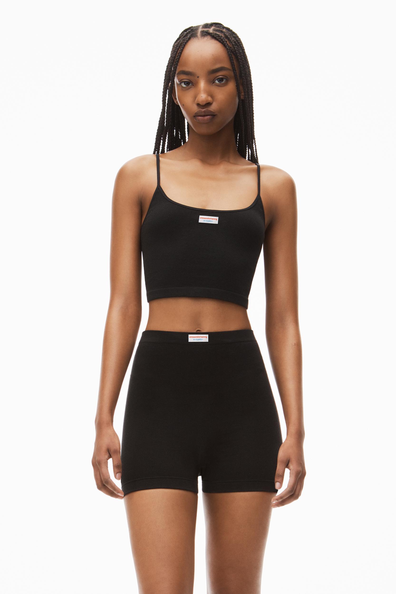 Crysal Hotfix Cami Dress In Waffle Knit Product Image