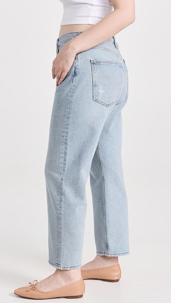 AGOLDE 90s Crop Mid Rise Straight Jeans | Shopbop Product Image