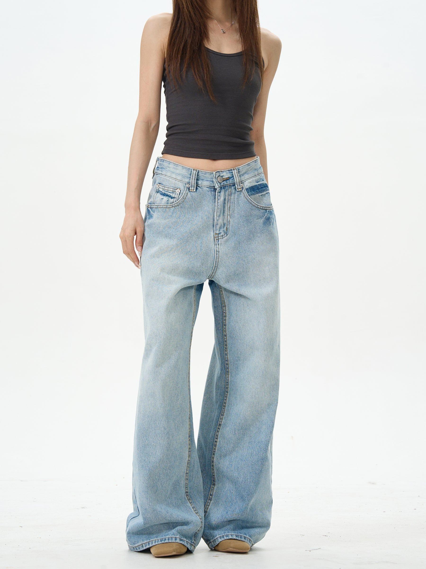 RT No. 12566 LIGHT BLUE DENIM JEANS Product Image