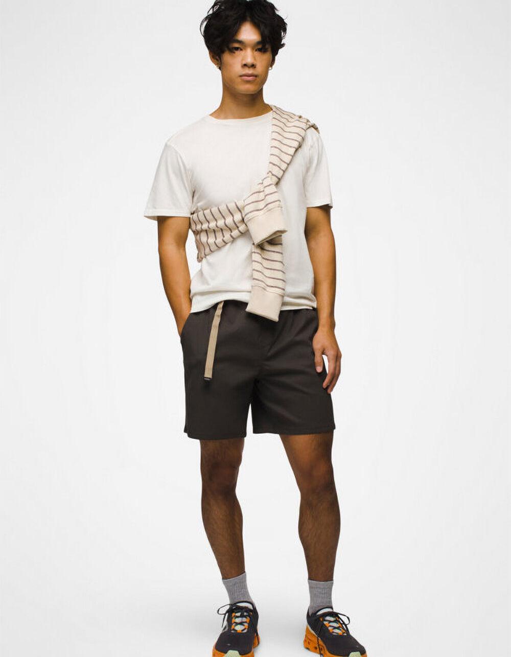 PRANA Strech Zion™ Mens Pull On Shorts - BLUE Product Image