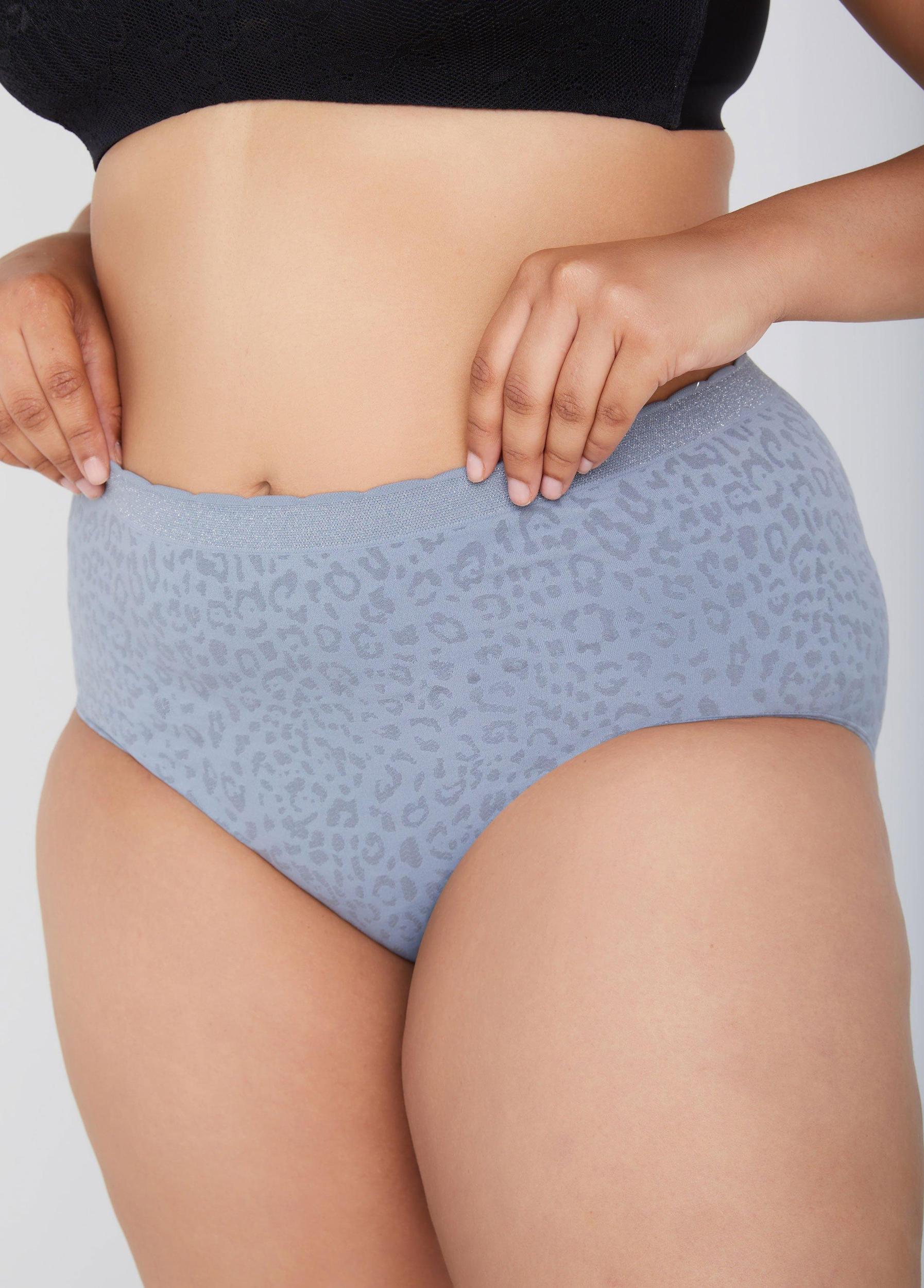 Plus Size Seamless Leopard Briefs Ashley Stewart Product Image