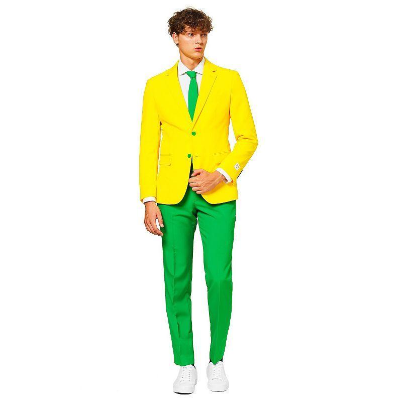 Men's OppoSuits Slim-Fit Novelty Pattern Suit & Tie Set, Size: 44 - Regular, Dot Print Product Image